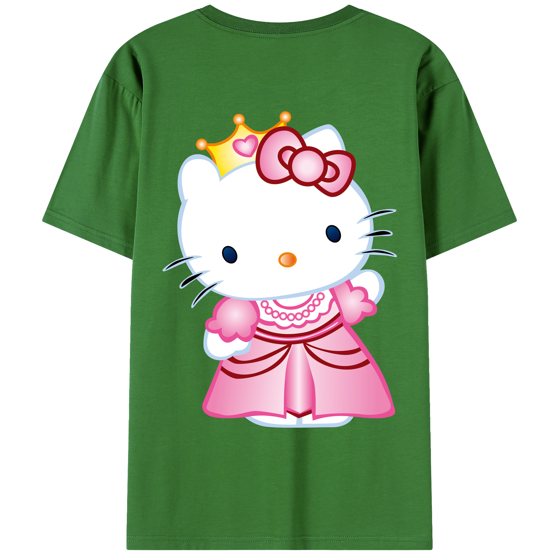 （画像用） Hello Kitty ハローキティ レディース半袖Tシャツ(バックプリント)